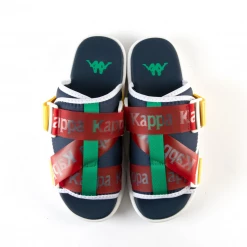 Kappa Authentic Mitel 1 Sandals - Blue / Red / Yellow