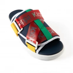 Kappa Authentic Mitel 1 Sandals - Blue / Red / Yellow