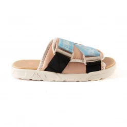 Kappa Authentic Mitel 1 Sandals - Beige / Azure / Black Men's