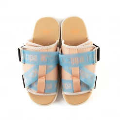 Kappa Authentic Mitel 1 Sandals - Beige / Azure / Black Men's