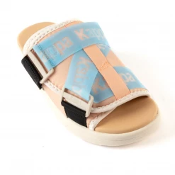 Kappa Authentic Mitel 1 Sandals - Beige / Azure / Black Men's