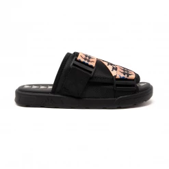 Kappa 222 Banda Mitel 7 Sandals - Black / Peach Men's