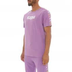 Kappa Men's Banda Bendocin T Shirt - Violet Lavender