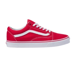 Vans Unisex Old Skool Formula One Shoes - Red / White