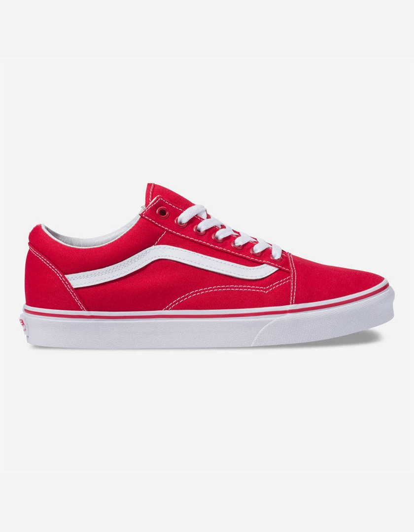 Vans Unisex Old Skool Formula One Shoes - Red / White