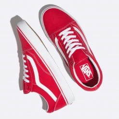 Vans Unisex Old Skool Formula One Shoes - Red / White