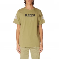 Kappa Men's Authentic Paroo T Shirt - Green / Salvia