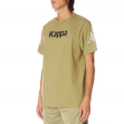 Kappa Men's Authentic Paroo T Shirt - Green / Salvia