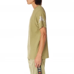 Kappa Men's Authentic Paroo T Shirt - Green / Salvia