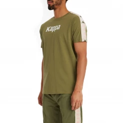 Kappa Men's 222 Banda Deto 2 T-Shirt - Green Olive