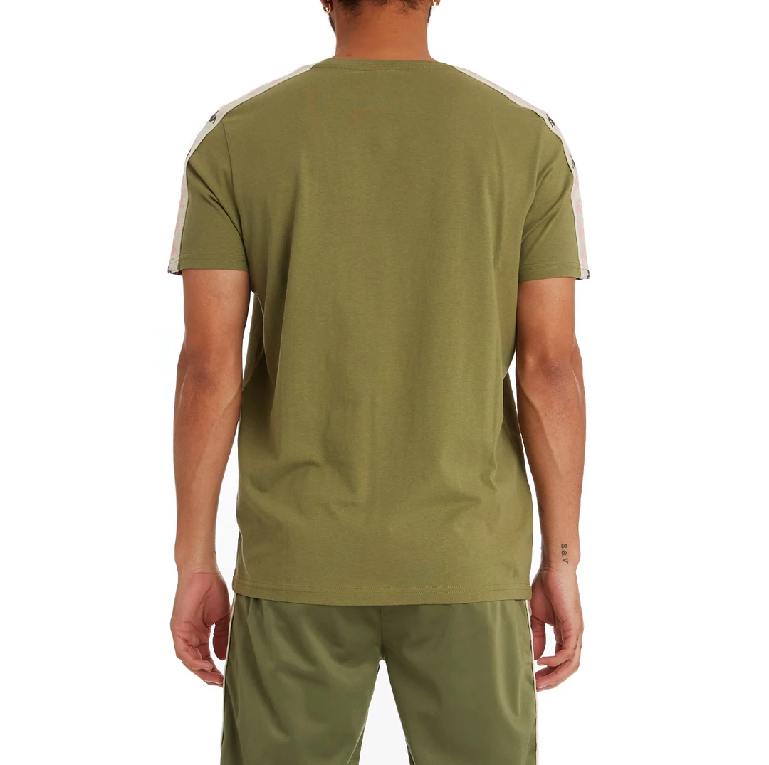 Kappa Men's 222 Banda Deto 2 T-Shirt - Green Olive