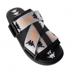 Men's Kappa 222 Banda Mitel 8 Sandals - Black / Light Yellow