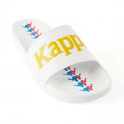 Kappa 222 Banda Adam 16 Slides - White / Fuchsia / Blue Men's