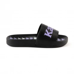 Kappa 222 Banda Adam 17 Slides - Black / Lilac Men's