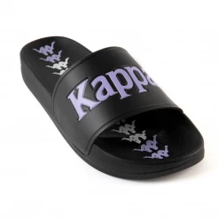 Kappa 222 Banda Adam 17 Slides - Black / Lilac Men's