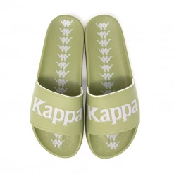Men's Kappa 222 Banda Adam 17 Slides - Green / Forest