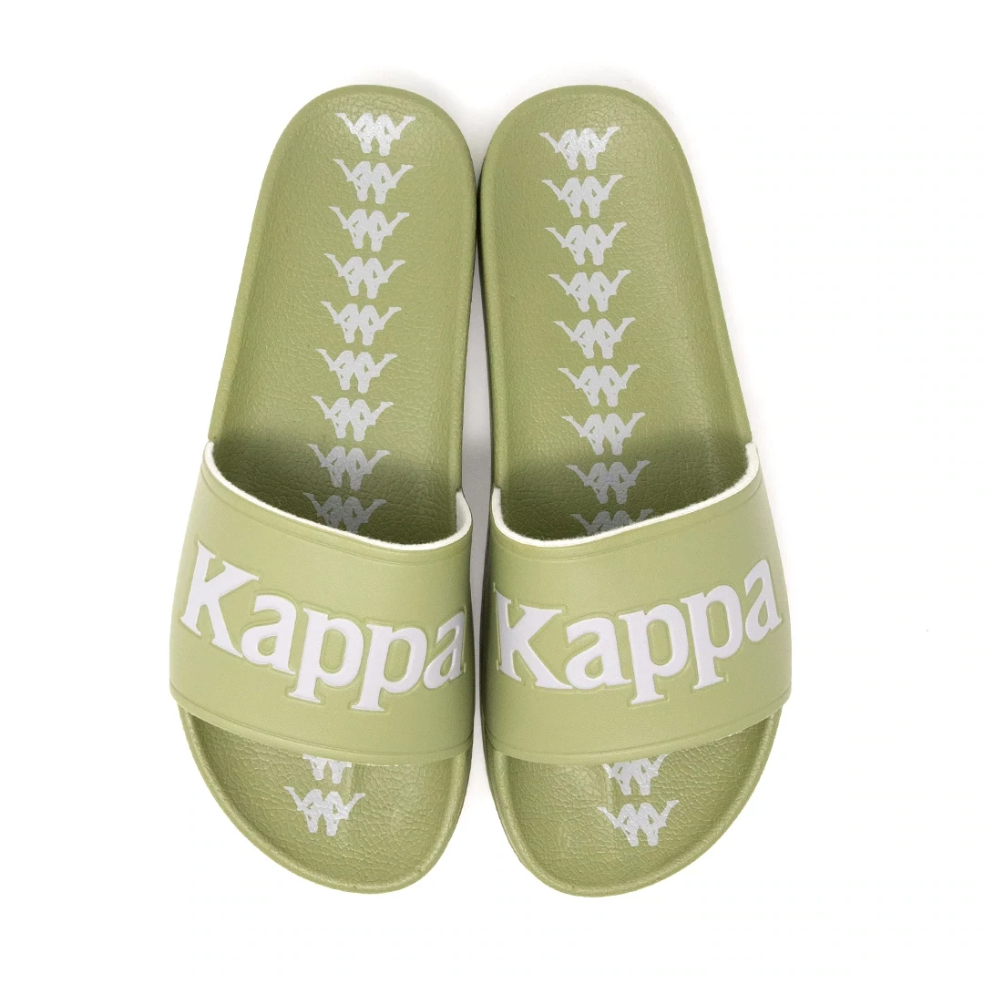 Men's Kappa 222 Banda Adam 17 Slides - Green / Forest