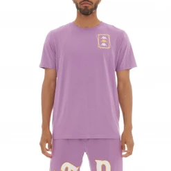 Kappa Authentic Vlado T Shirt - Violet / Lavender Men's