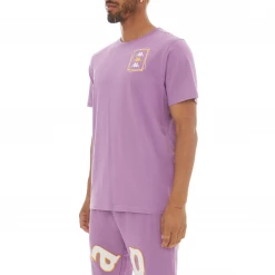 Kappa Authentic Vlado T Shirt - Violet / Lavender Men's