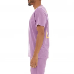 Kappa Authentic Vlado T Shirt - Violet / Lavender Men's