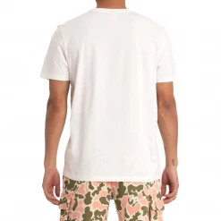 Kappa Men's Authentic Phullo T-Shirt - White / Olive Green