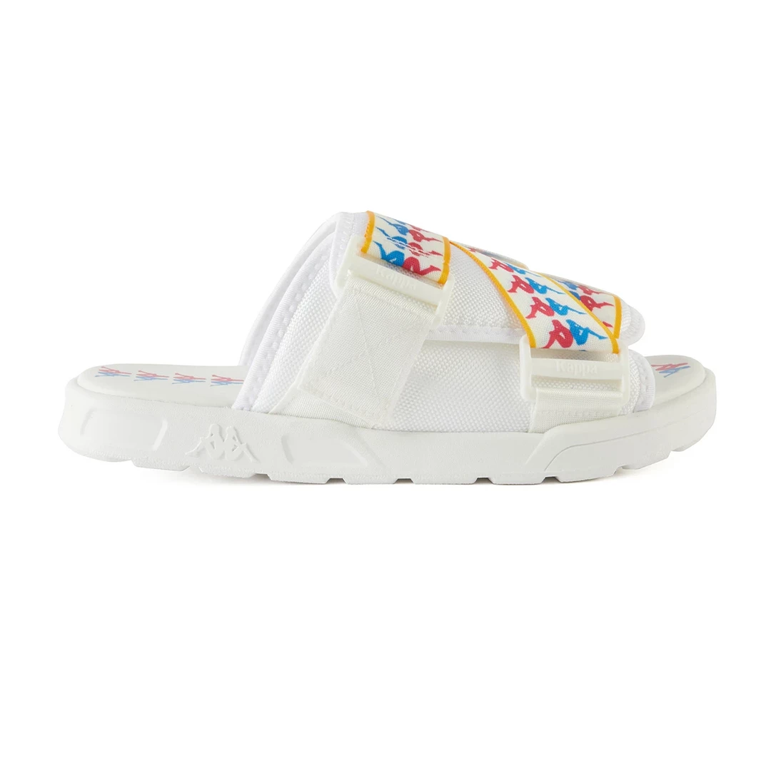 Men's Kappa 222 Banda Mitel 6 Sandals - White / Fuchsia / Blue