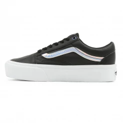 Vans Unisex Holo Sidestripe Old Skool Platform Shoes - Black / True White