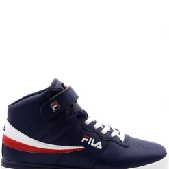 Fila Men's Vulc 13 Mid Plus Shoes - Navy / Red