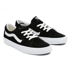 Vans Unisex Vintage Sport Sk8 Low Shoes - Black / True White