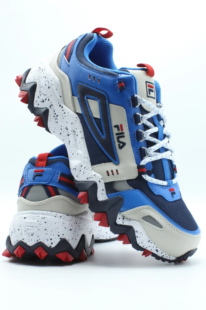 Fila Men's Oakmont TR Shoes - Navy / Silver Birch / Blue