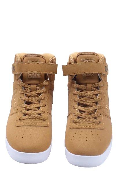 Kids' Fila Men's Vulc 13 Ares Distressed Shoes - Wheat Beige / Yellow