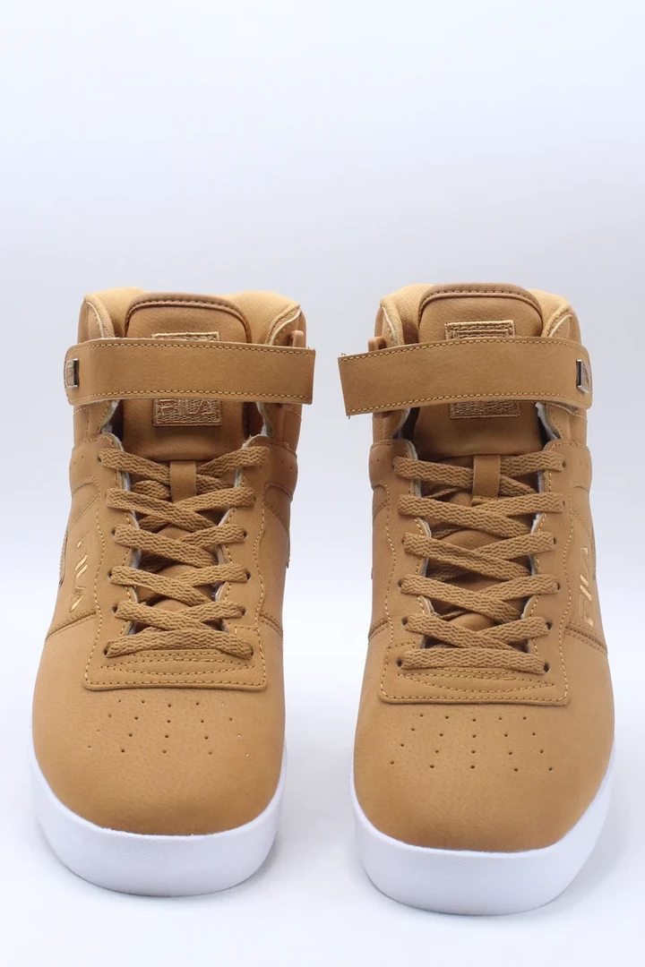 Kids' Fila Men's Vulc 13 Ares Distressed Shoes - Wheat Beige / Yellow