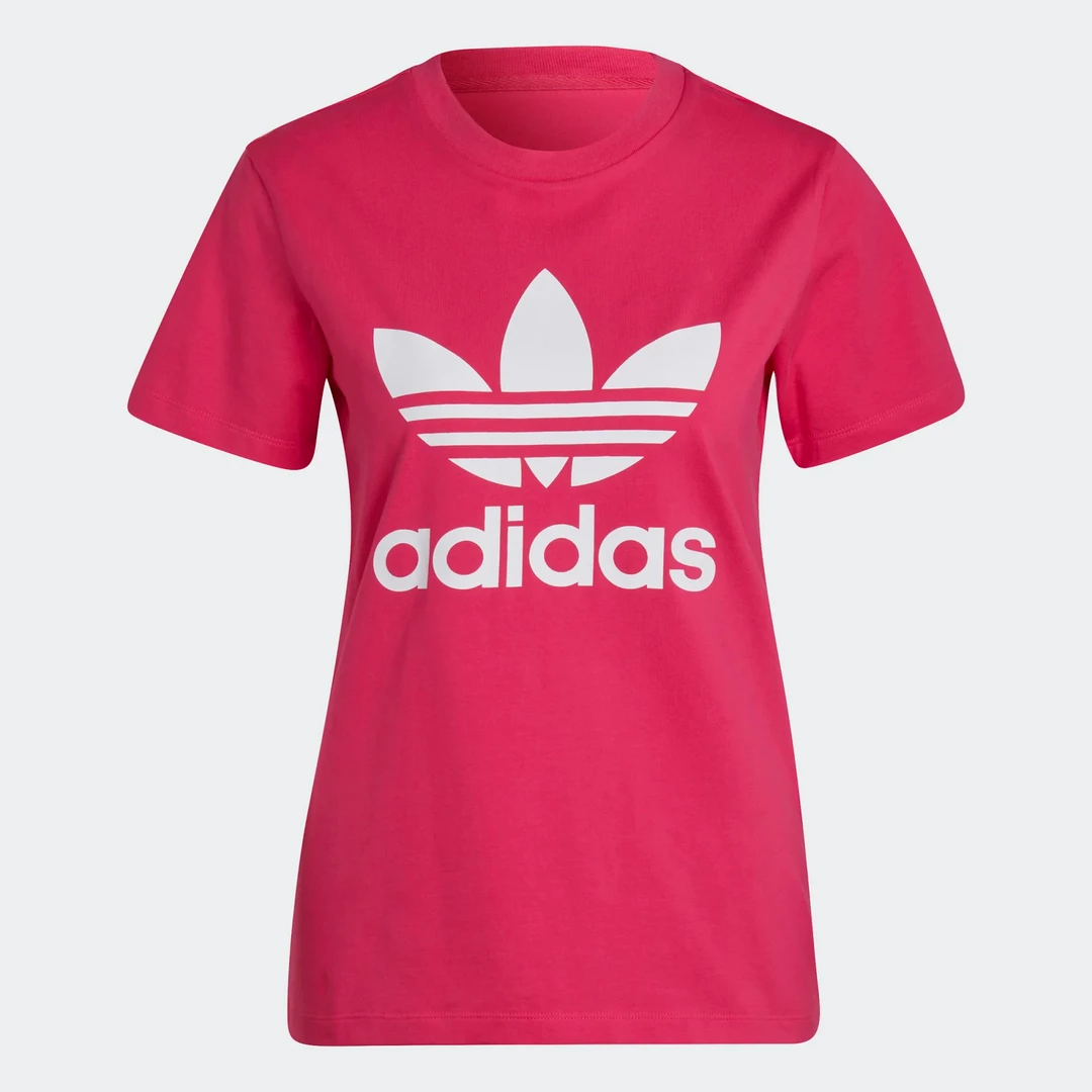 Adidas Women's Adicolor Classics Trefoil Tee - Real Magenta