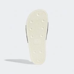 Women's Adidas Adilette 2.0 Pride Slides - Off White / Core Black / Light Purple