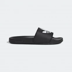 Adidas Men's Adilette Lite Slides - Core Black / Cloud White