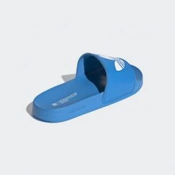 Adidas Men's Adilette Lite Slides - Bright Blue / White