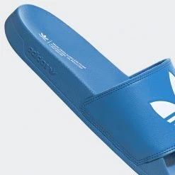 Adidas Men's Adilette Lite Slides - Bright Blue / White