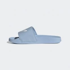 Adidas Women's Adilette Lite Slides - Clear Sky / Cloud White