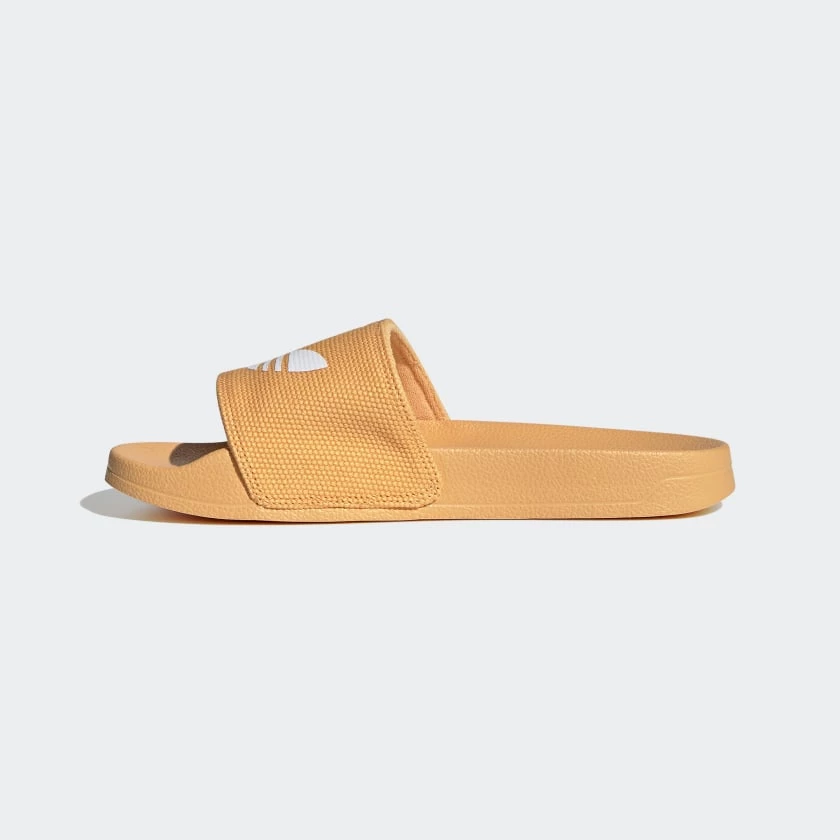 Adidas Women's Adilette Lite Slides - Hazy Orange / Cloud White