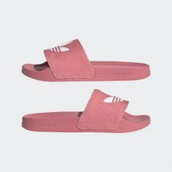 Adidas Women's Adilette Lite Slides - Hazy Rose / Cloud White / Hazy Rose