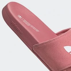 Adidas Women's Adilette Lite Slides - Hazy Rose / Cloud White / Hazy Rose