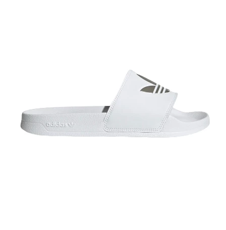 Adidas Women's Adilette Lite Slides - Cloud White / Matte Silver