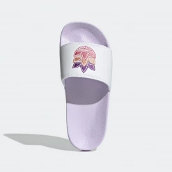 Adidas Women's Adilette Lite Slides - Cloud White / Purple Tint / Rose Tone