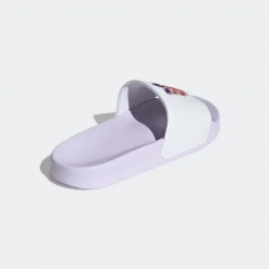 Adidas Women's Adilette Lite Slides - Cloud White / Purple Tint / Rose Tone