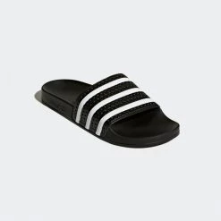 Adidas Men's Adilette Slides - Black / White