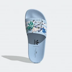 Kids' Adidas Kid's Adilette Slides - Clear Sky / Cloud White