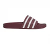 Adidas Men's Adilette Slides - Quiet Crimson / Cloud White