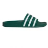 Adidas Men's Adilette Slides - Collegiate Green / Cloud White