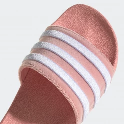 Adidas Women's Adilette Slides - Wonder Mauve / Cloud White