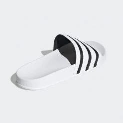Adidas Adilette Slides - White / Core Black